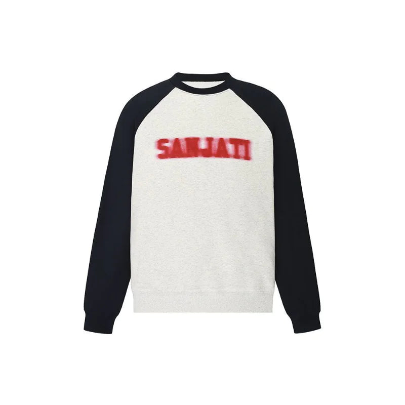 Black and White Raglan T-shirt for Couples